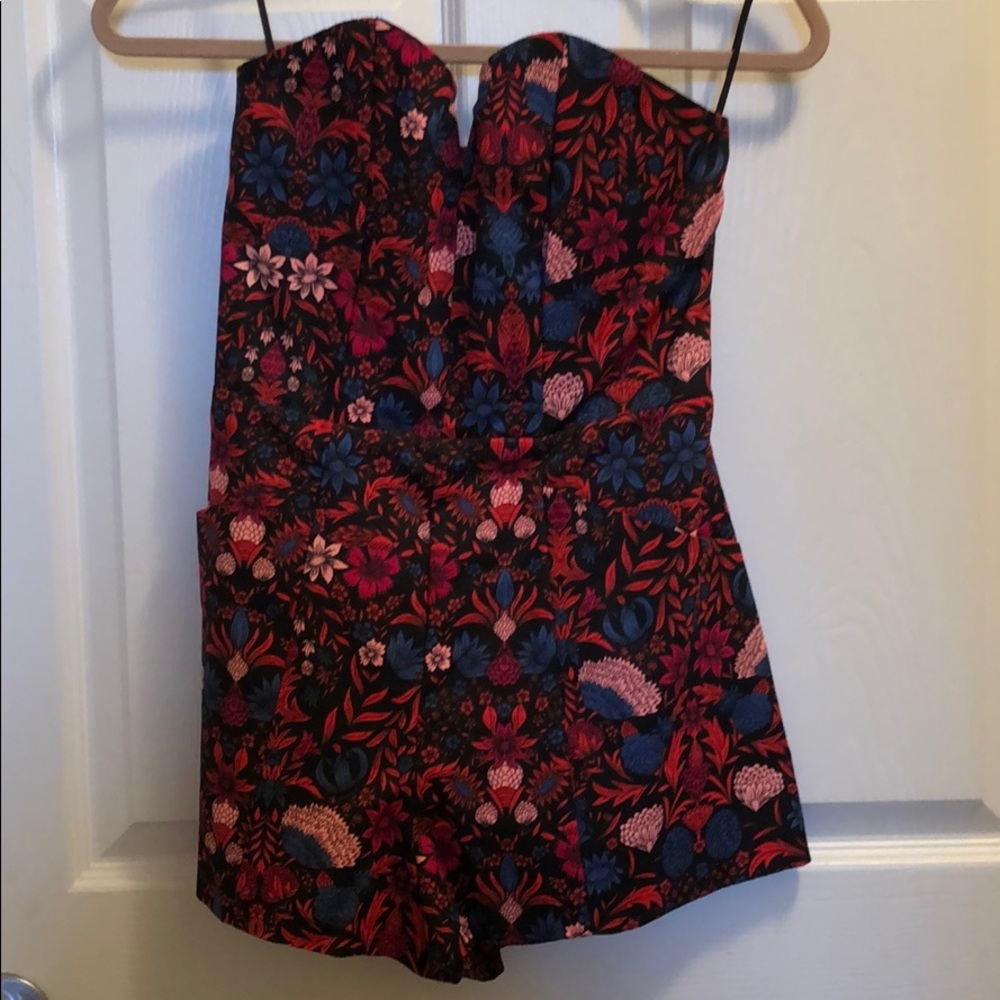 Floral Short Romper